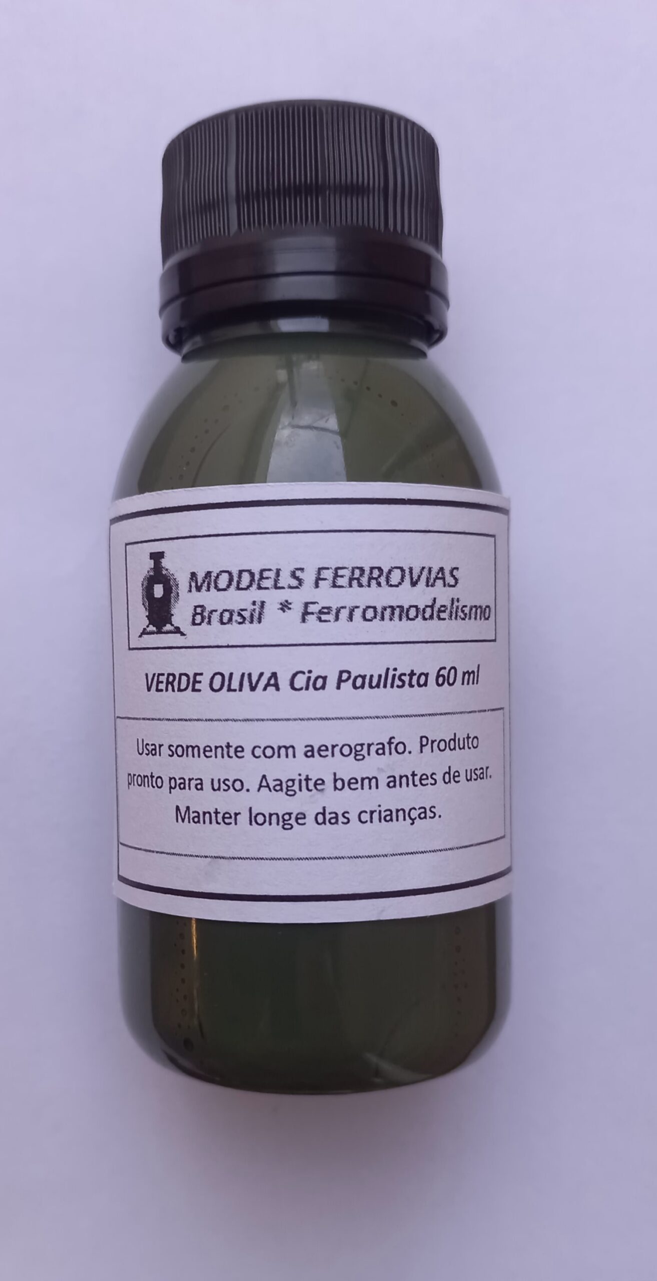 Verde Oliva Cia Paulista locomotivas antigas