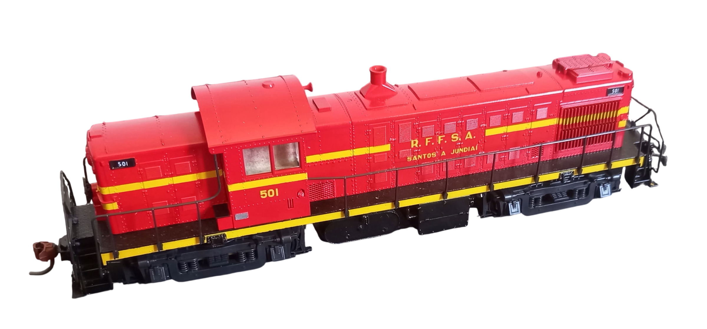 Locomotiva Atlas RS1 pintura RFFSA E.F. Santos a Jundiai 501 HO