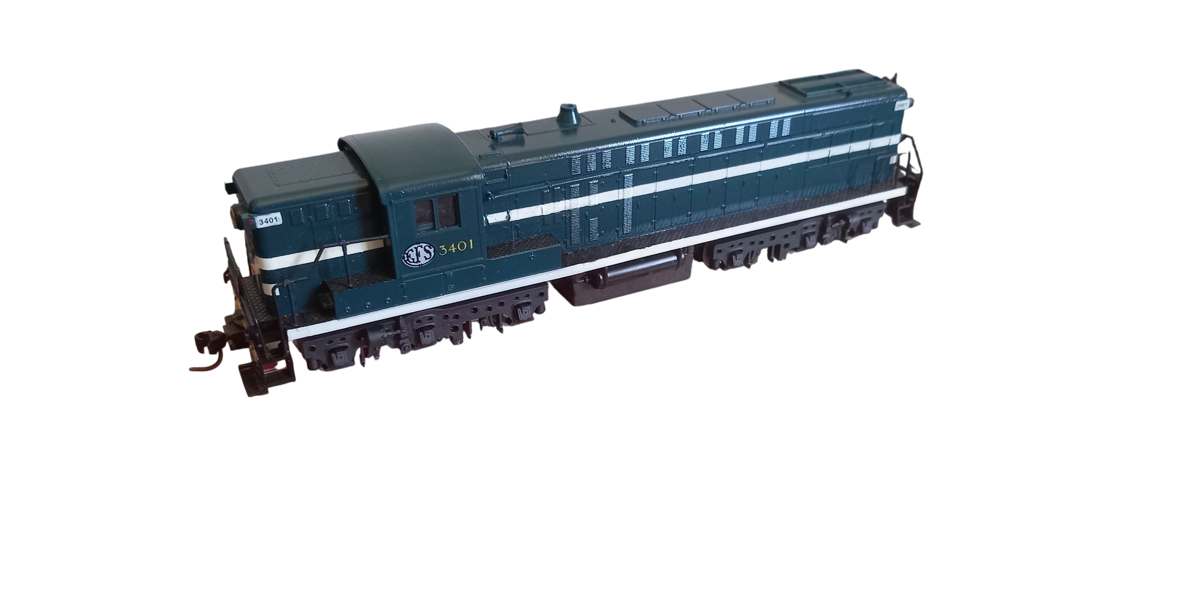 Locomotiva Stewart AS616 Pintura E.F. Sorocabana 3401