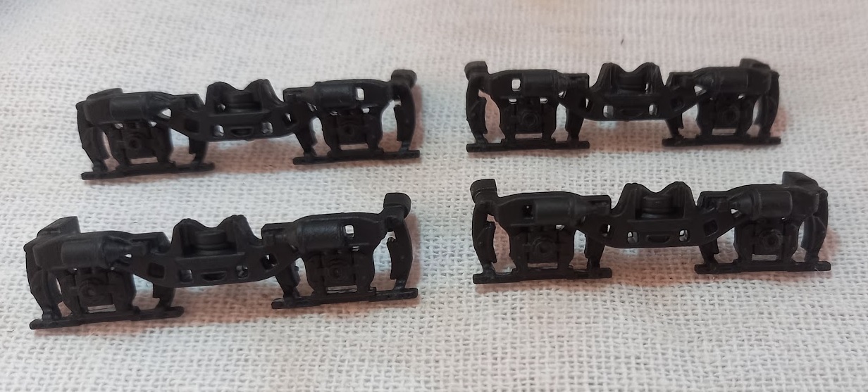 Kit truque de acabamento para locomotivas GP9 e GP18 escala 1/87